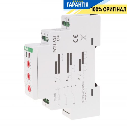 Реле часу PCU-504UNI F&F з підтримкою після відключення, 1ПК 10А 12-264V AC/DC на DIN-рейку