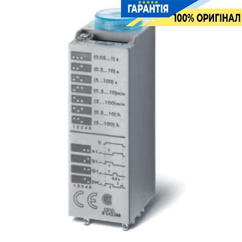 Реле времени съемное многофункциональное 4ПК 7А 24VAC/DC Finder 850400240000 для точного управления электросхемами
