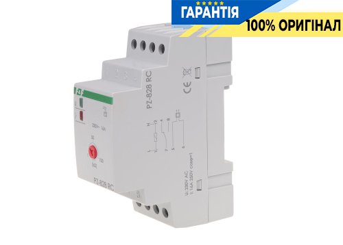 Реле уровня жидкости одноуровневое без зондов F&F PZ-828RC-B для контроля жидкости