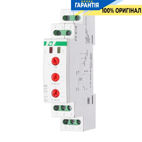 Реле уровня жидкости F&F PZ-818B двухуровневое с задержкой включения