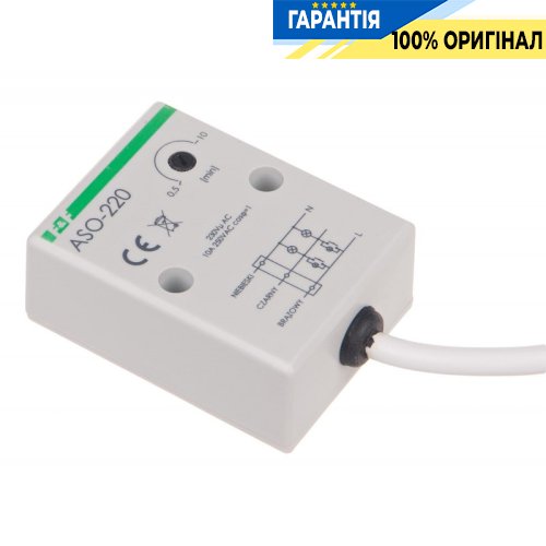 Реле сходове F&F ASO-220, 1НО, 230В, 10А, затримка 0,5-10 хв