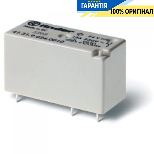 Реле низкопрофильное Finder ПМ3,5 1ПК 12А 12VDC, артикул 413190120010