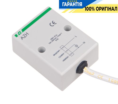 Сумеречне реле F&F AZH накладне 1НО 10А 220-230В IP65 з датчиком 2-1000Lx