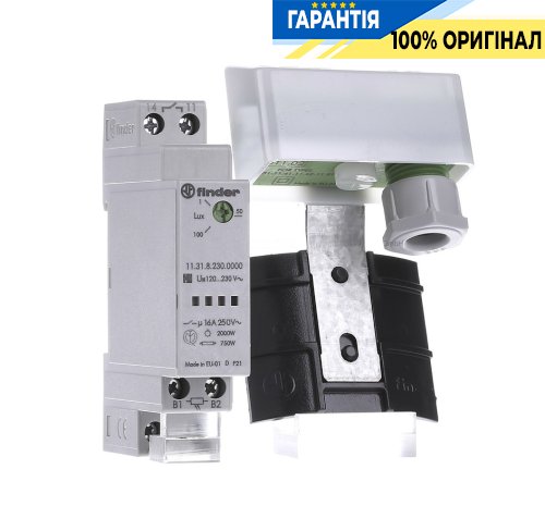 Модульное фотореле Finder 113182300000, 1 НО, 16А, ~230В AC