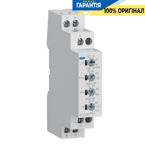 Реле контролю струму 1-фазне 1P+N 1ПК Hager EUC100