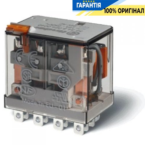 Реле 4-полюсне 12А 230В AC Finder 563482300040