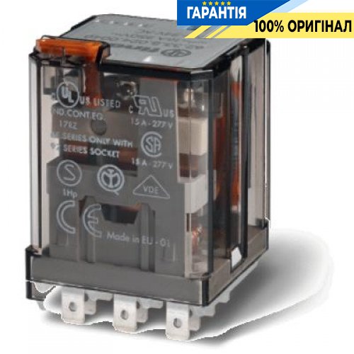 Реле 3ПК 24VAC 16A Finder 623380240040 для управления электрическими цепями