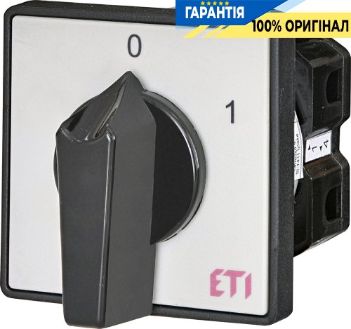 Выключатель 2-полюсный 63А IP40 ETI CS 40 91 U 4773013 серо-черный