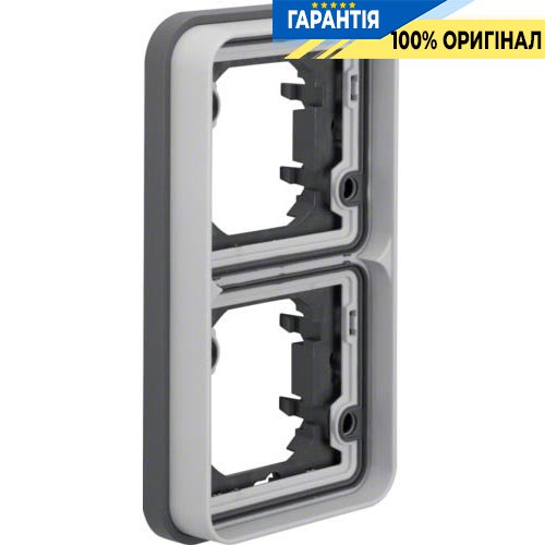 Рамка 2Х для в/у, вертикальная, серый, W.1 Berker 13293515