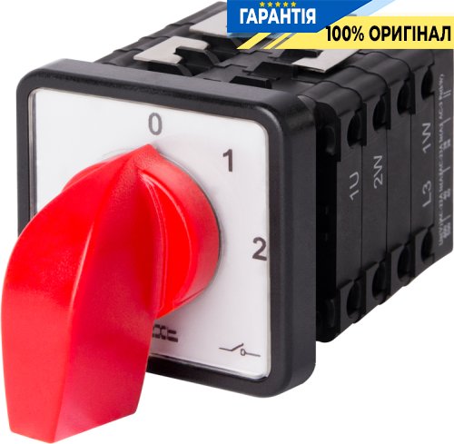 Пакетний перемикач E.NEXT LK40/4.322-SP/45 щитовий на DIN-рейку, 0-1-2, 40А 8627-200