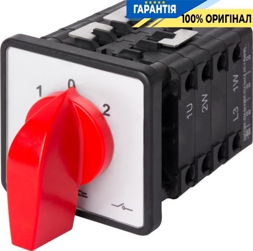 Пакетный переключатель E.NEXT LK63/4.322-SP/45, щитовой на DIN-рейку, 0-1-2, 63А, артикул 8827-200