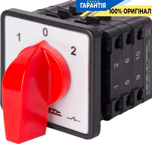 Пакетный переключатель E.NEXT LK63/3.323-ZP/45 щитовой 3p 1-0-2 63А 8831-200