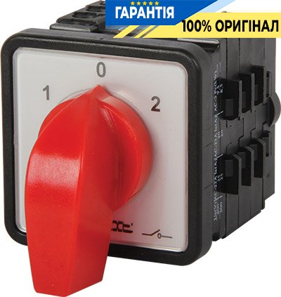 Пакетний перемикач E.NEXT LK16/4.324-ZP/45 щитовий з передньою панеллю, 0-зірка-трикутник, 16А, артикул 8341-200