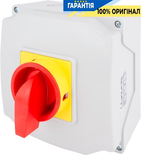 Пакетний перемикач E.NEXT LK40/3.323-ОК/45, 3 полюси, 1-0-2, 40А, IP44, під пломбування, 8638-200