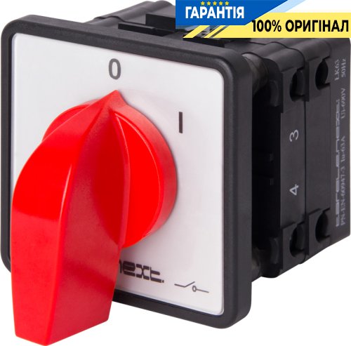 Пакетний перемикач E.NEXT LK63/2.211-ZP/45 щитовий 3P 63А 0-1 8811-200