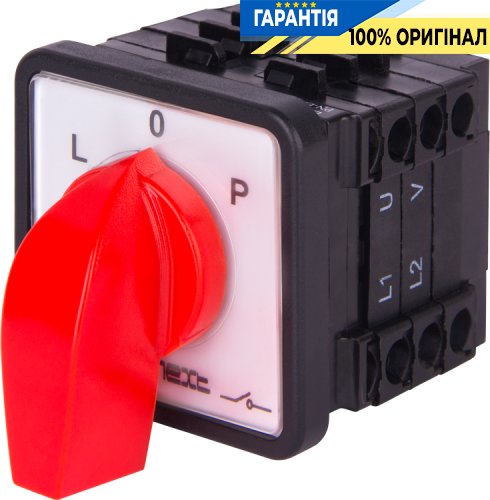 Пакетный переключатель E.NEXT LK16/3.325-ZP/45 щитовой с передней панелью, L-0-P, 16А 8351-200