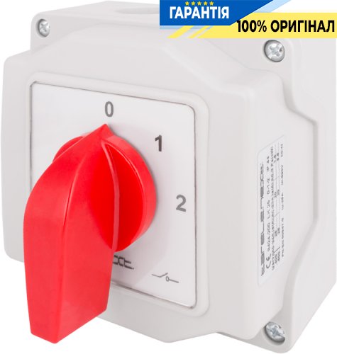 Пакетный переключатель E.NEXT LK25/4.322-ОВ/45, 0-1-2, 25А, IP44, артикул 8424-200