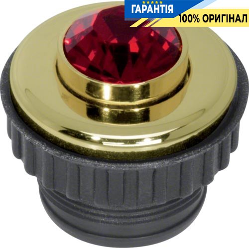 Натискна кнопка Siam, колір - золото, 1.5А/24В, Berker TS Crystal 19650208