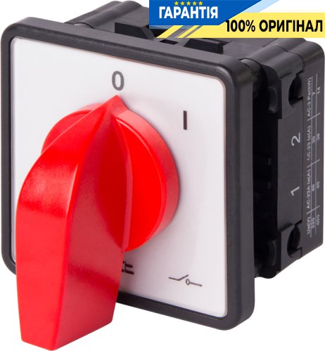 Пакетний перемикач E.NEXT LK40/1.216-SP/45 щитовий 1p 0-1 40А, на DIN-рейку, артикул 8667-200