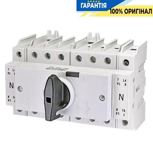 Переключатель нагрузки 1-0-2 LAS CO 80A 4P ETI 4664106, 80 А, 4 полюса