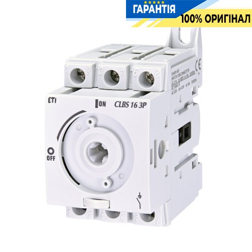 Выключатель нагрузки ETI CLBS 25A 3P 4661401, надежный трехполюсный выключатель на 25 ампер