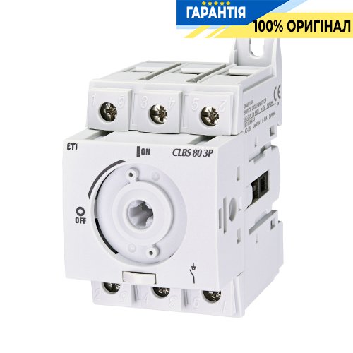 Вимикач навантаження 3P 100A 1-0 CLBS ETI 4661405