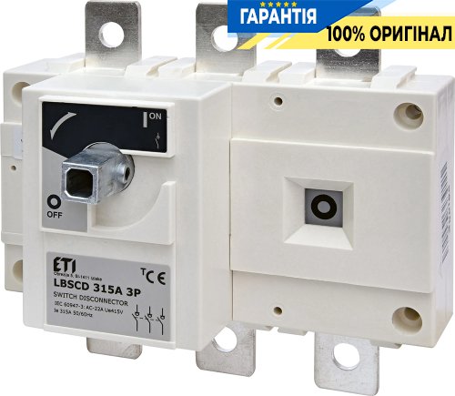 Выключатель нагрузки 3-полюсный 315А LBSCD ETI 4661913
