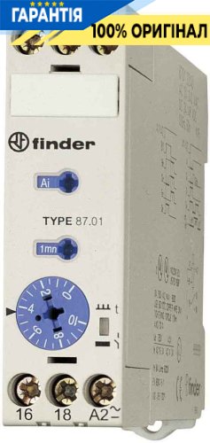 Реле часу багатофункціональне 1ПК 8А, 24-240VAC/24-48V Finder 870102400000