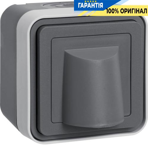 Кабельний відвід накладний, колір сірий Berker W.1 42563525