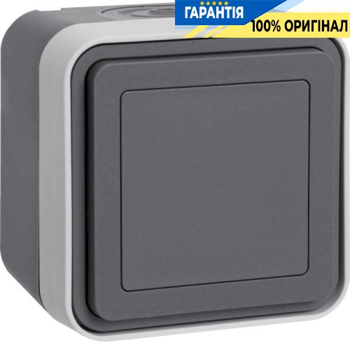 Заглушка накладного монтажа, цвет серый W.1 Berker 42903515