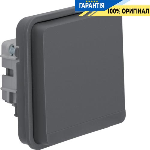 Вставка розетки с з/к, серый, 16А/250В W.1 Berker 47063525