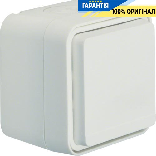 Розетка з з/к з захистом від дітей IP55, полярно білий, 16А/250В Berker W.1 47633502