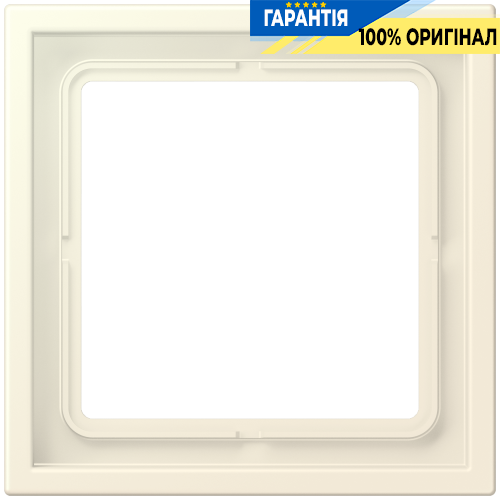 Рамка 1-постовая LS ZERO JUNG LCZ981BF245 blanc ivoire (4320B)