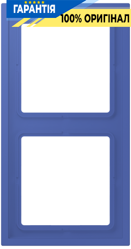 Рамка 2-постова LS ZERO JUNG LCZ982BF206 bleu outremer 31 (32020)