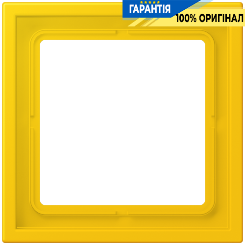 Рамка 1-местна LS ZERO JUNG LCZ981BF263 яскраво-жовтий (4320W)