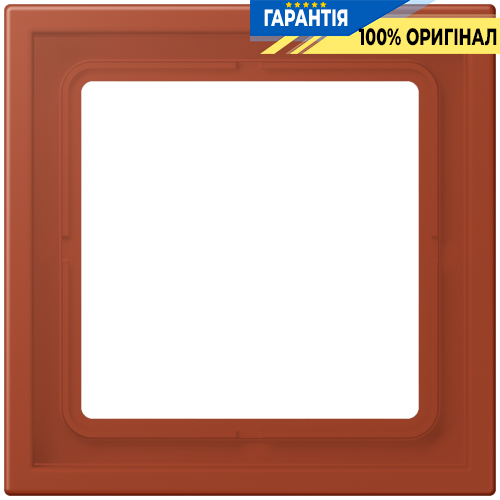 Рамка 1-камерна LS ZERO JUNG LCZ981BF232 колір l'ocre rouge (32110)
