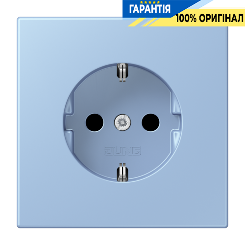 Розетка с заземлением 250V 16A винтовой зажим JUNG LC1521207 outremer moyen (32021)