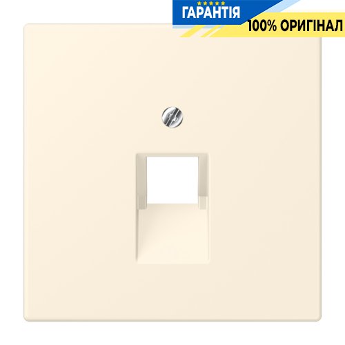 Накладка для комп’ютерної розетки UAE JUNG LC969-1UA245 blanc ivoire, серія 4320B