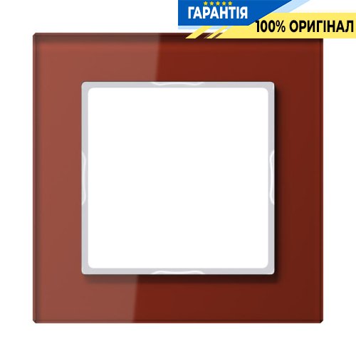 Рамка 1-а Jung AC581GLRT червоний оксид