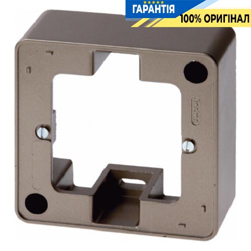 Рамка для зовнішнього монтажу 1-а бронзовий лак, Berker ARSYS 10299011
