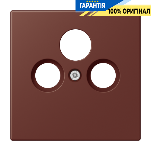 Накладка для SAT-TV розетки JUNG LC990SAT235 цвет terre sienne brûlée 31 (32120)