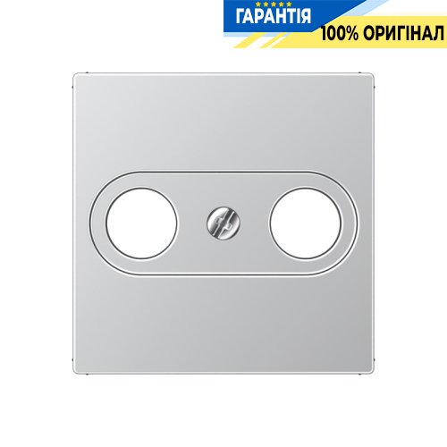 Панель розетки TV+R Jung A561PLTVAL алюминий