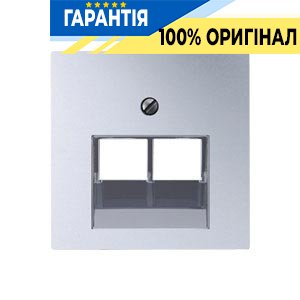 Лицьова панель TF / PC 2-а Jung A569-2PLUAAL алюміній