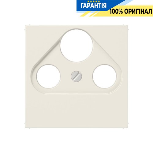 Панель розетки TV+R+SAT Jung A561PLSAT слоновая кость