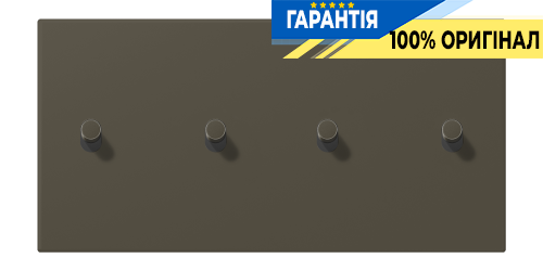 Накладка 2-полюсна для вимикача з 4 тумблерами «циліндр» горизонтальна JUNG LC12-250R0241 ombre naturelle 31