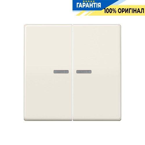 Клавиша 2-я с подсветкой Jung ABAS591-5KO5 слоновая кость