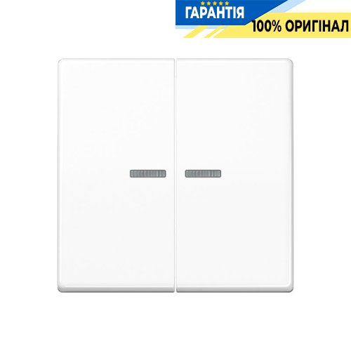Клавиша 2-я с подсветкой Jung ABAS591-5KO5WW белый
