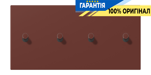 Накладка 2-полюсна для вимикача з 4 тумблерами «циліндр» горизонтальна JUNG LC12-250R0235 terre sienne brûlée 31 (32120)