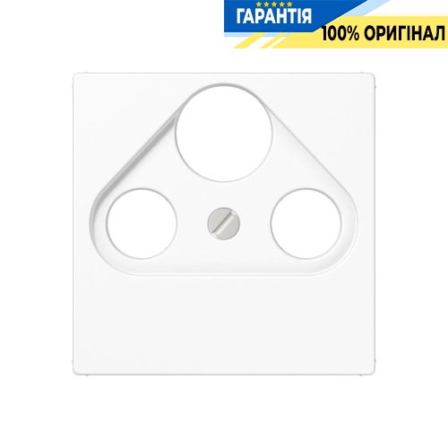 Панель розетки TV+R+SAT Jung A561BFPLSATWW білий