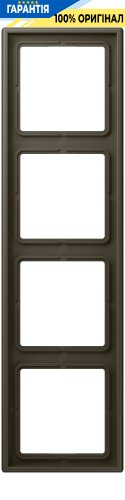 Рамка 4-постова Jung LS990 LC984241 дюропласт, колір ombre naturelle 31
